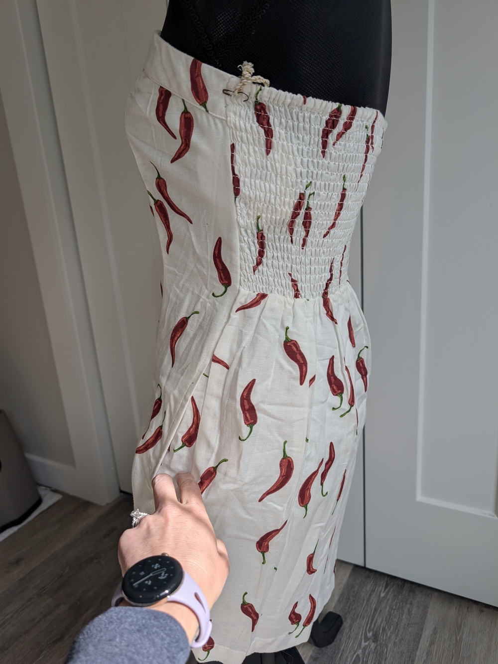 Jessica Simpson White "Hot Tamale" Strapless Sundress - Picture 3 of 5